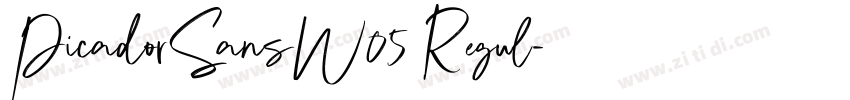 PicadorSansW05 Regul字体转换 PicadorSansW05 Regul字体转换
